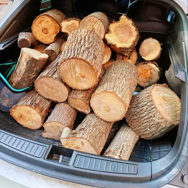 壁炉木柴干柴耐烧栎木机器烘干烧火柴户外露营篝火取暖炉柴火无烟