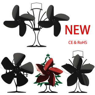 壁炉风扇热动力风扇康暖千石丰臣煤油炉取暖柴火炉自发电热能风扇