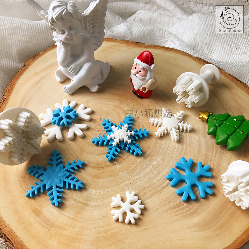 白小狐翻糖蛋糕diy烘焙工具模具