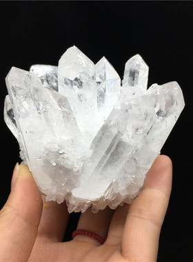 厂家直供天然白水晶簇水晶原石家居装饰工艺品摆件矿石标本
