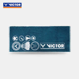 威克多VICTOR胜利TW2006运动毛巾吸汗健身房跑步擦汗纯棉洗脸挂脖