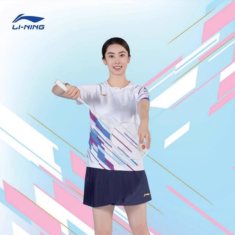 巴黎奥运大赛款李宁羽毛球短袖