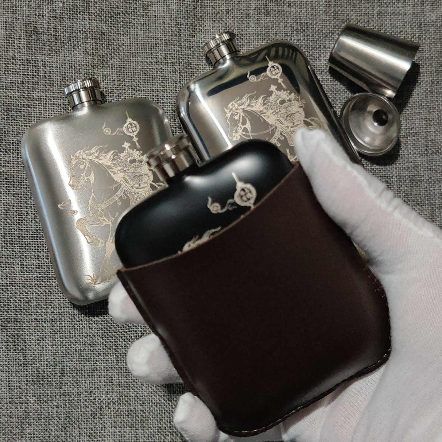 2026马到成功纪念款礼品酒壶中国龙暗影狼王304不锈钢随身酒壶,户外/登山/野营/旅行用品,酒壶,淘宝优惠券,粉丝福利购,淘宝优惠卷