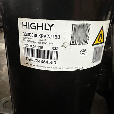 GSD088UKRA7JT6B美的格力直流变频压缩机GSX0888CKQA6JL180V R32