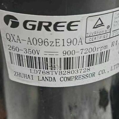 原装拆机格力空调压缩机QXA-A096zE190A ZC190 260-350V R410冷媒