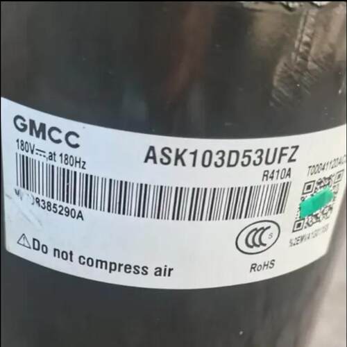 美的原装下线机直流变频空调通用压缩机KASK103D53UFZ冷媒R32R410