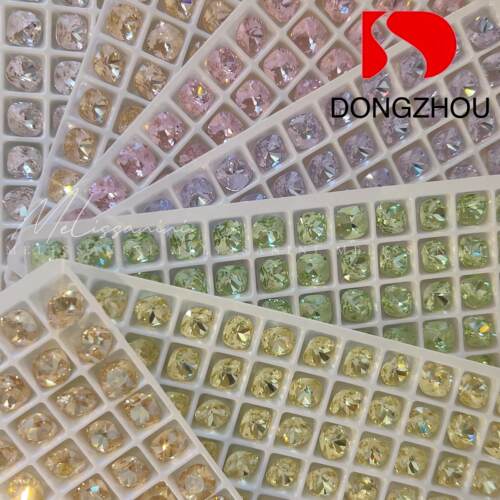 钻饰爆闪美甲东洲肥方6mm