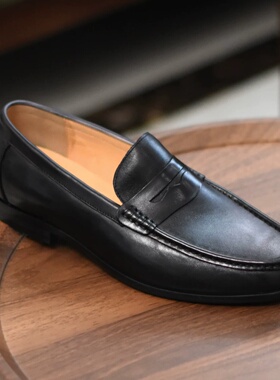 【不挑百搭】英伦男士休闲透气豆豆鞋一脚蹬套脚乐福鞋 240920