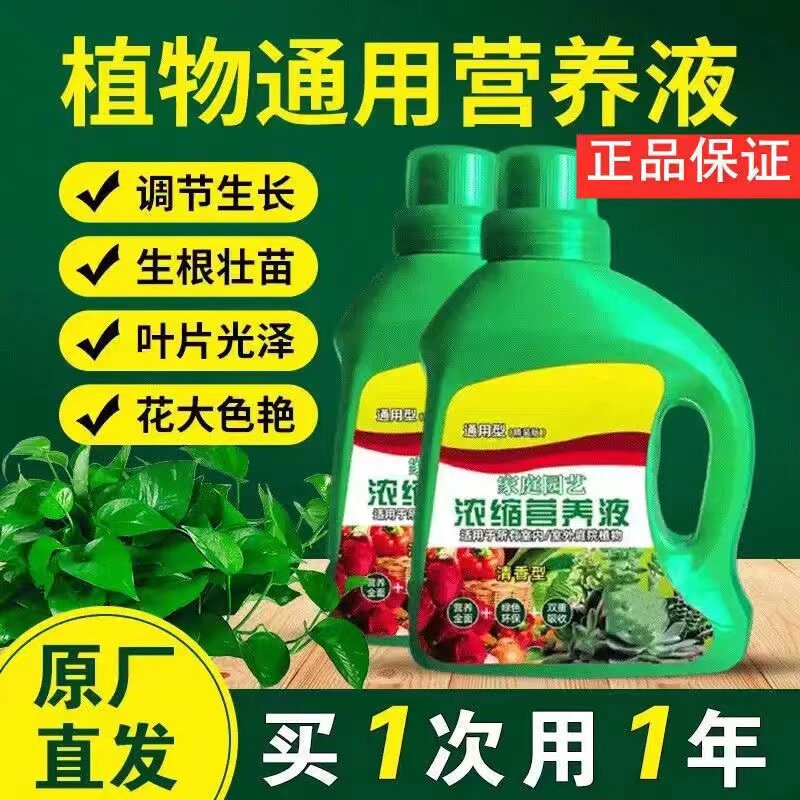 营养液绿植通用开花肥家用盆栽花卉植物发财树绿萝多肉营养水