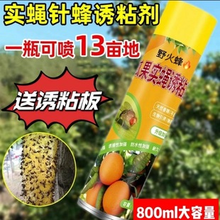 粘虫神器瓜果实蝇针蜂诱粘剂昆虫粘胶黏引诱剂果园粘虫板