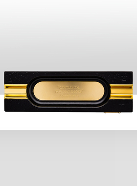 LUBINSKI鲁宾斯基铜木结合双槽雪茄烟灰缸长条款烟缸