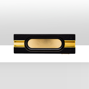 LUBINSKI鲁宾斯基铜木结合双槽雪茄烟灰缸长条款 烟缸