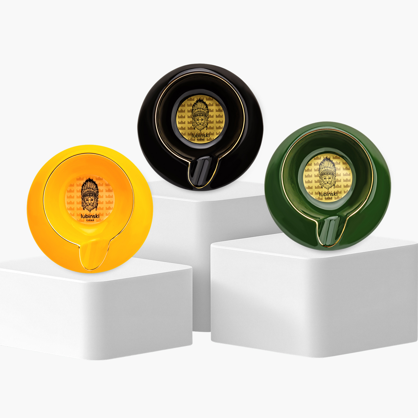 鲁宾斯基单人位陶瓷雪茄烟灰缸