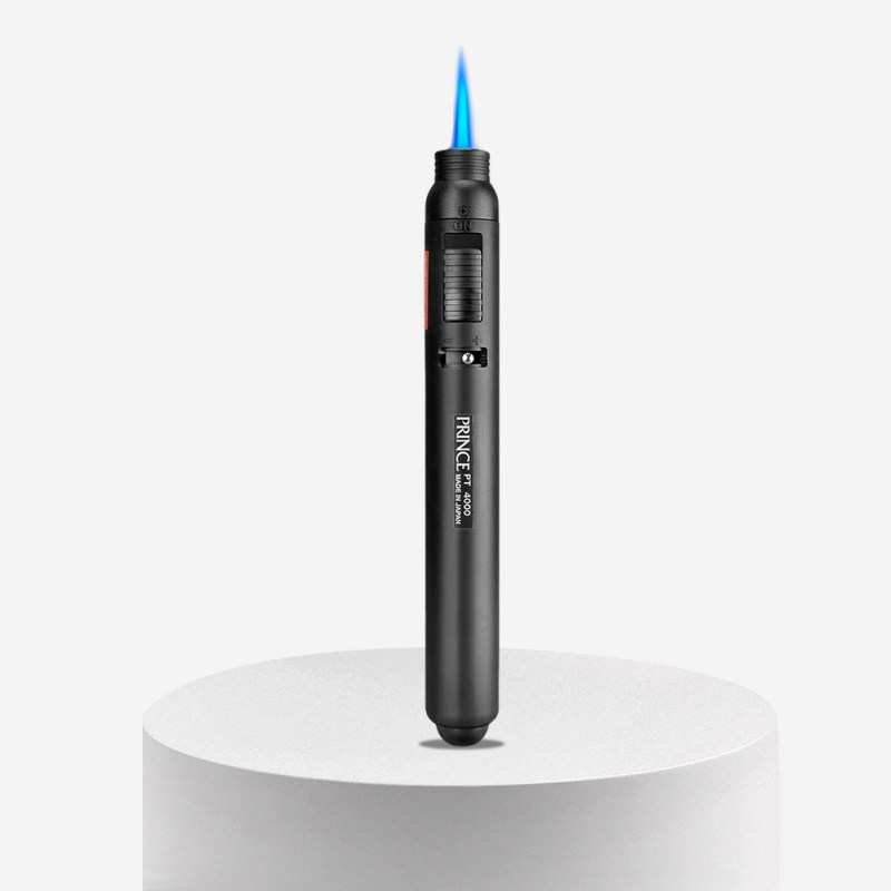 日本PRINCE王子雪茄打火机PT-4000长条便携型单火焰可充气