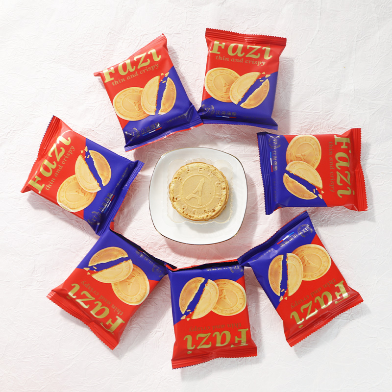 艾一珂法滋薄脆饼干结婚生日伴手礼办公室休闲零食散称约25袋/斤