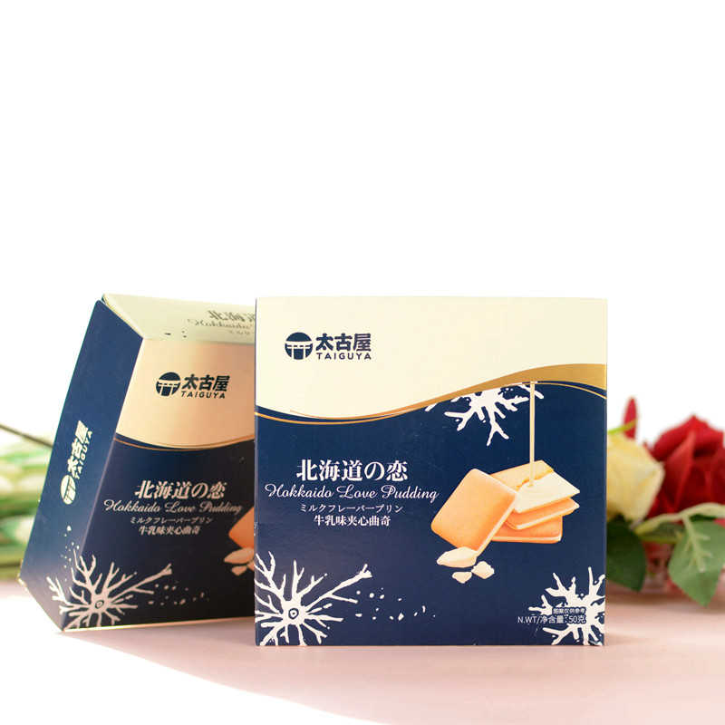 太古屋北海道牛乳味夹心曲奇饼干蓝色50g/4枚装
