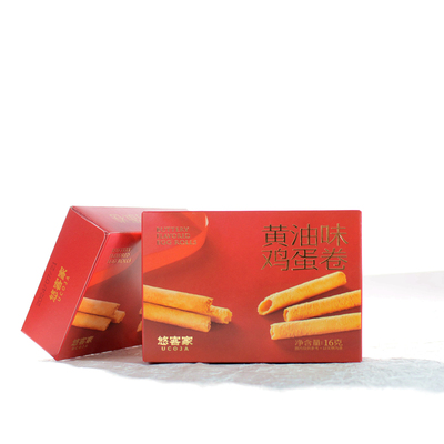 悠客家黄油味鸡蛋卷结婚生日伴手礼喜礼香酥休闲零食批发16g/2枚