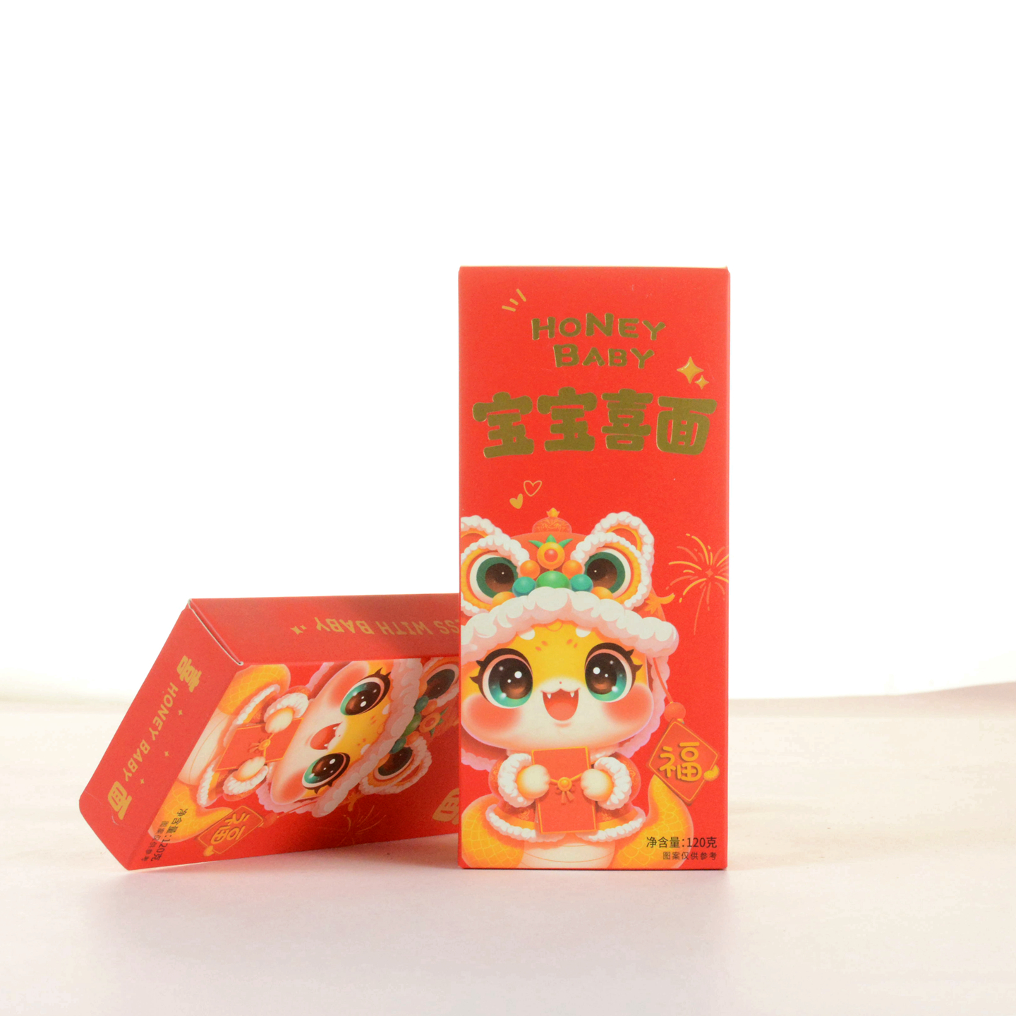 尚唯蛇年款宝宝喜面生日面满月周岁生日诞生伴手礼盒装120g