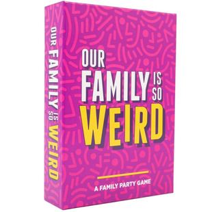 Weird for Family Thanksgiving Game Card Our