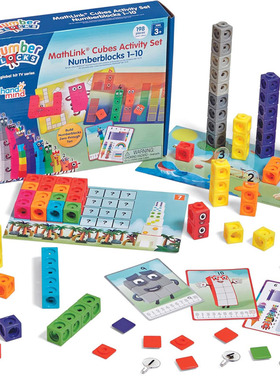 MathLink Cubes Numberblocks 1-10 Activity Set Kindergarten