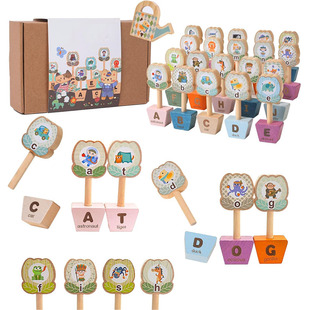 Letter Flower Matching Alphabet Puzzles Games  Learning Toys