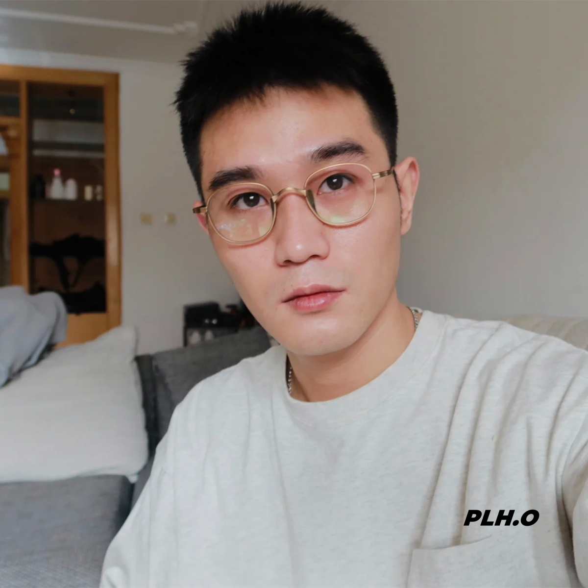 plh8016万年纯钛眼镜框复古文艺