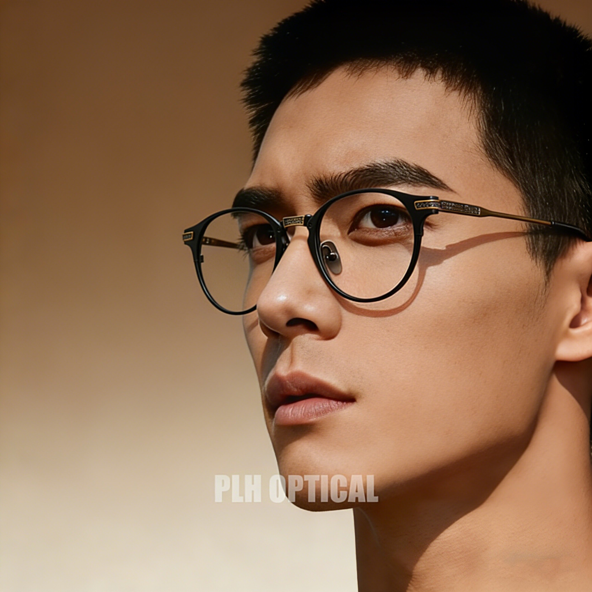 余文乐同款纯钛超轻眼镜小脸椭圆可配近视有度数男款复古眼镜配镜