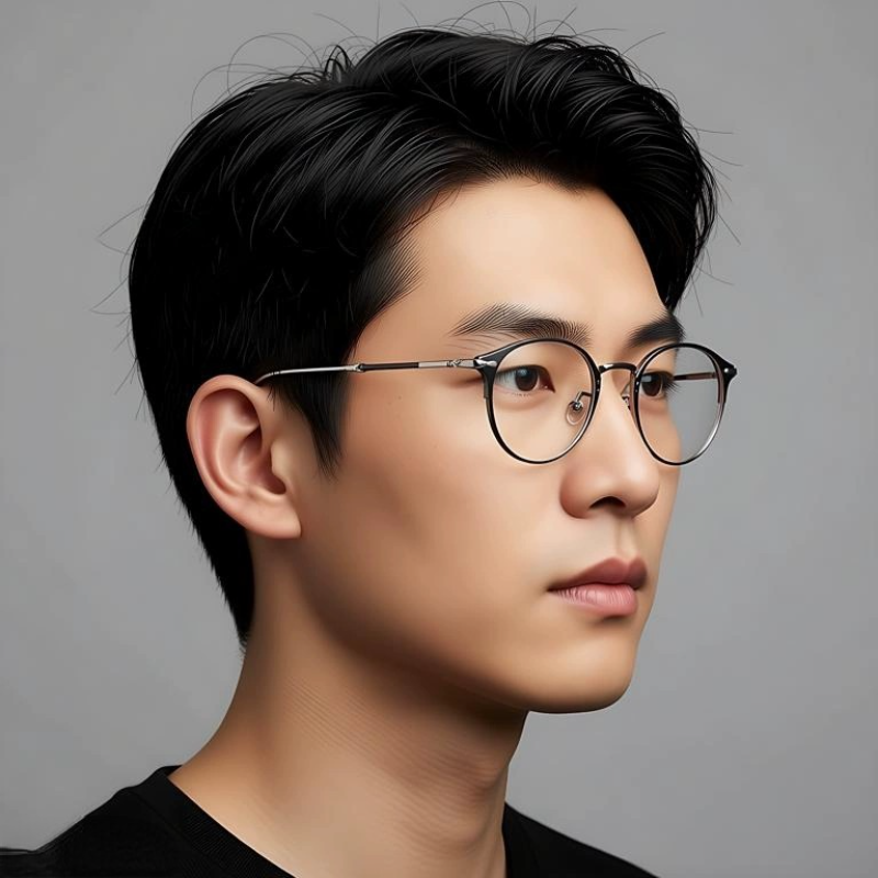 超轻眼镜架纯钛男款近视眼镜可配度数马萨达同款防蓝光眼镜丹阳