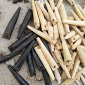 吊坠挂件男小猪防身明星同款 牛骨项链 饰品diy公主手工编织一辈子