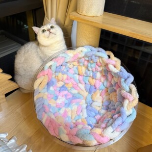 太空舱猫窝垫子猫咪棉垫太空舱猫窝猫抓保暖猫爬架垫