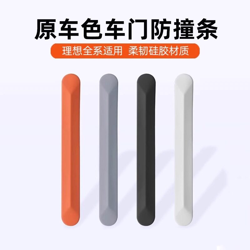 适用奔驰车门防撞条E/C/A级门把手防护GLB/GLC车身硅胶保护贴装饰