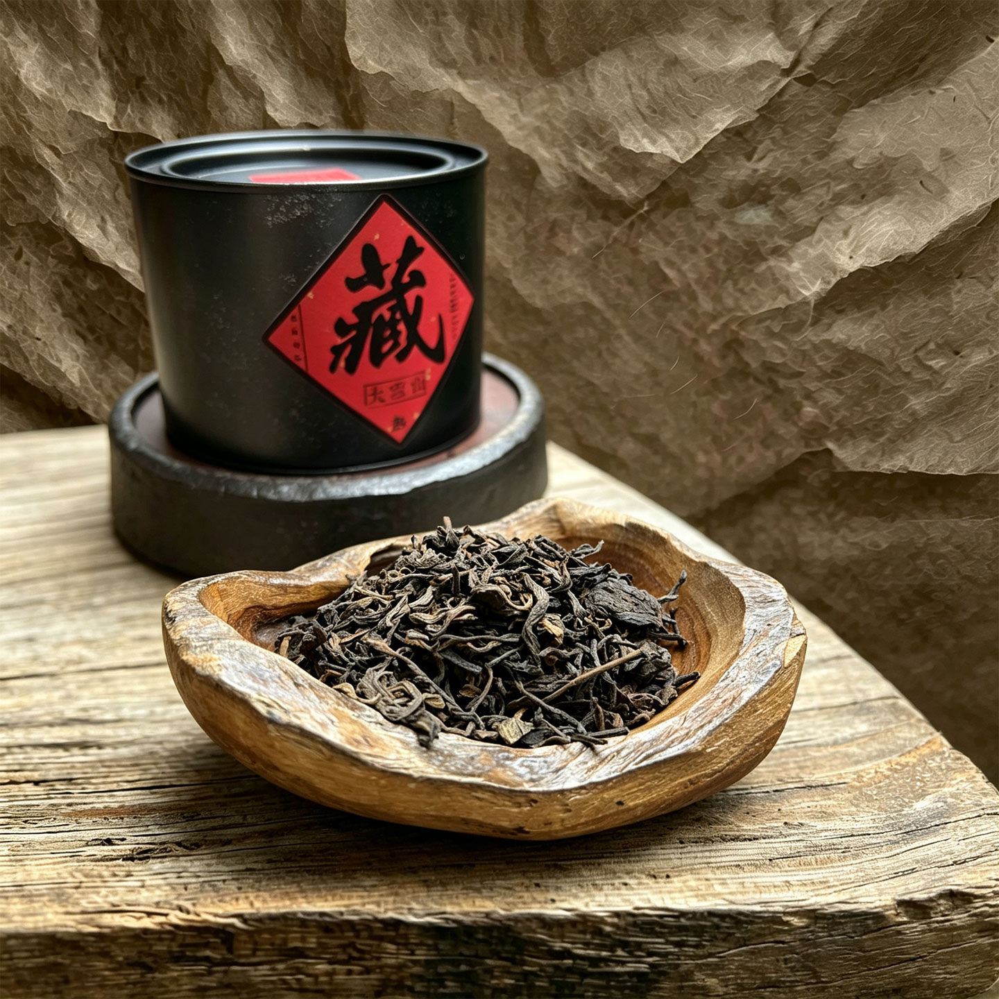 2013勐库大雪山古树熟茶100克