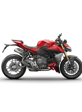 现货EP改装新款杜卡迪街霸V2前后防摔水箱护网牛角护弓短尾牌照架