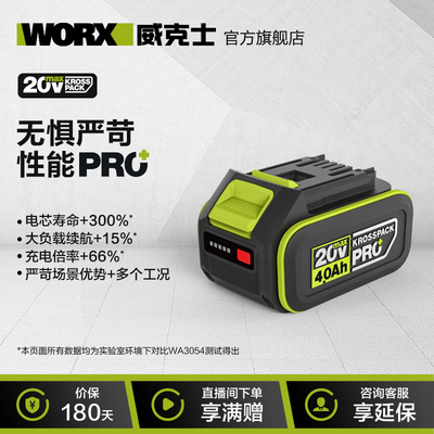威克士20VPRO+通用电池包