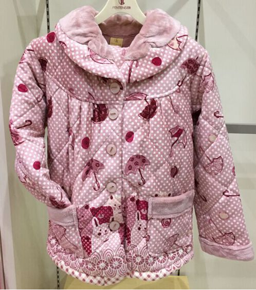 芬腾睡衣特价清仓女士冬季珊瑚绒薄款棉袄女人棉衣套家居服