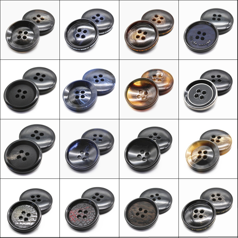 树脂西装百搭风衣纽扣扣子钮扣