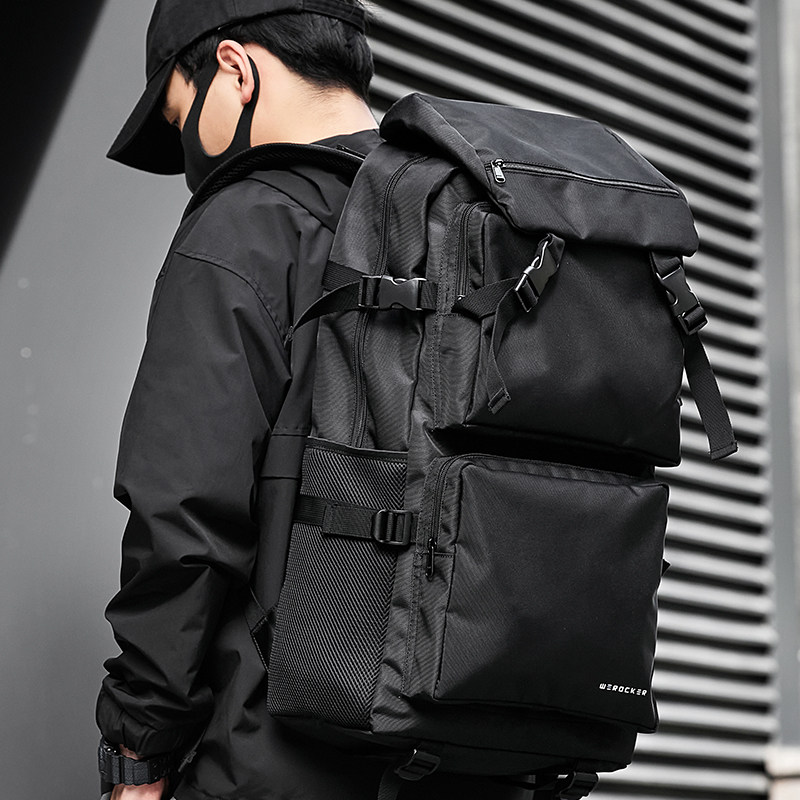 背包男士大容量超大多功能出差旅行双肩包户外休闲旅游书包登山包