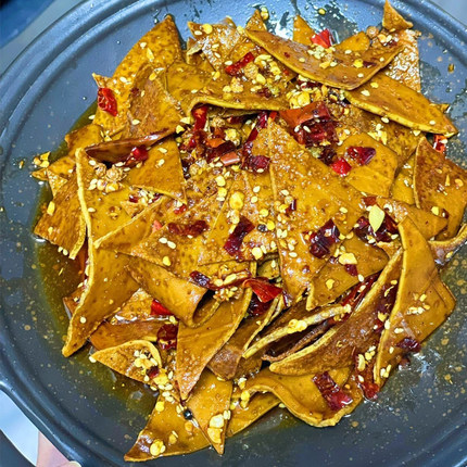 四川冷水麻辣干三角干新化麻辣豆干休闲办公零食特产冷吃麻辣辣条