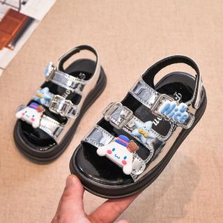 ABC玉桂狗女童凉鞋夏季2025新款儿童露趾沙滩鞋女孩公主运动凉拖