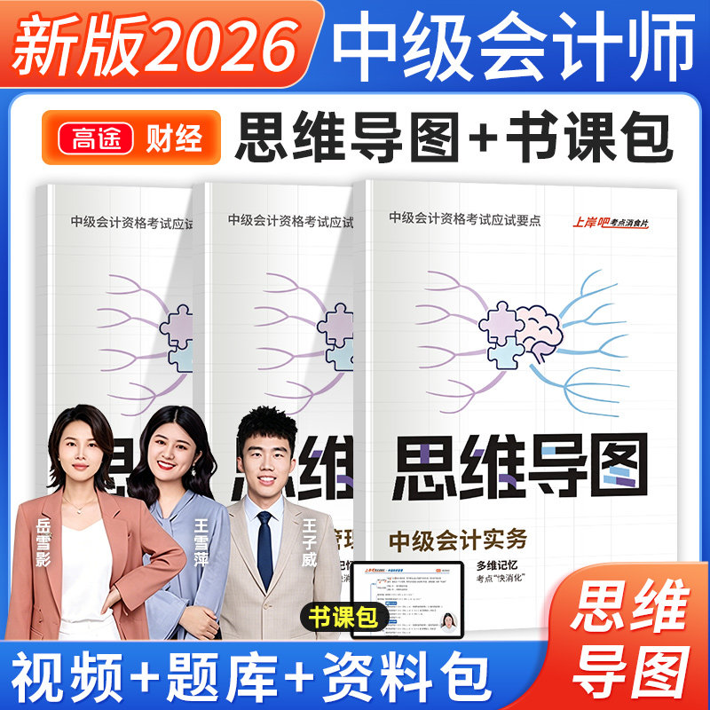 高途财经中级会计思维导图图片