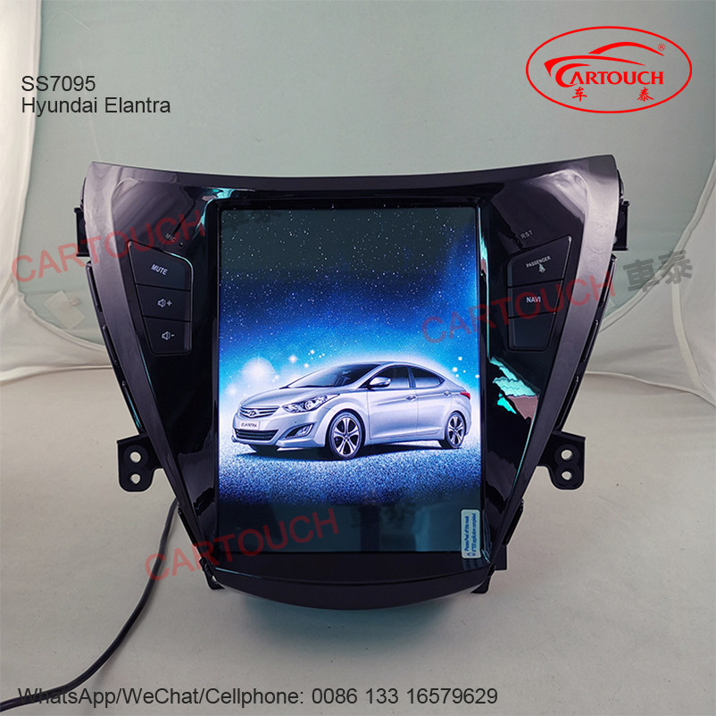 适用现代伊兰特朗动八代索纳塔IX45途胜安卓竖屏导航无线CARPLAY