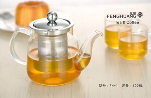 凤凰器耐热玻璃泡茶壶过滤网包邮