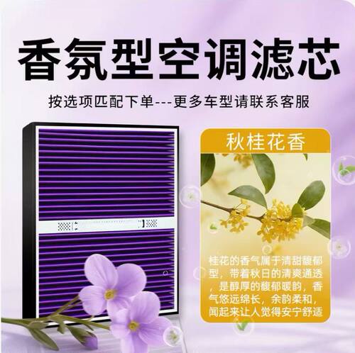 香氛香薰空调滤芯搭配滤芯使用
