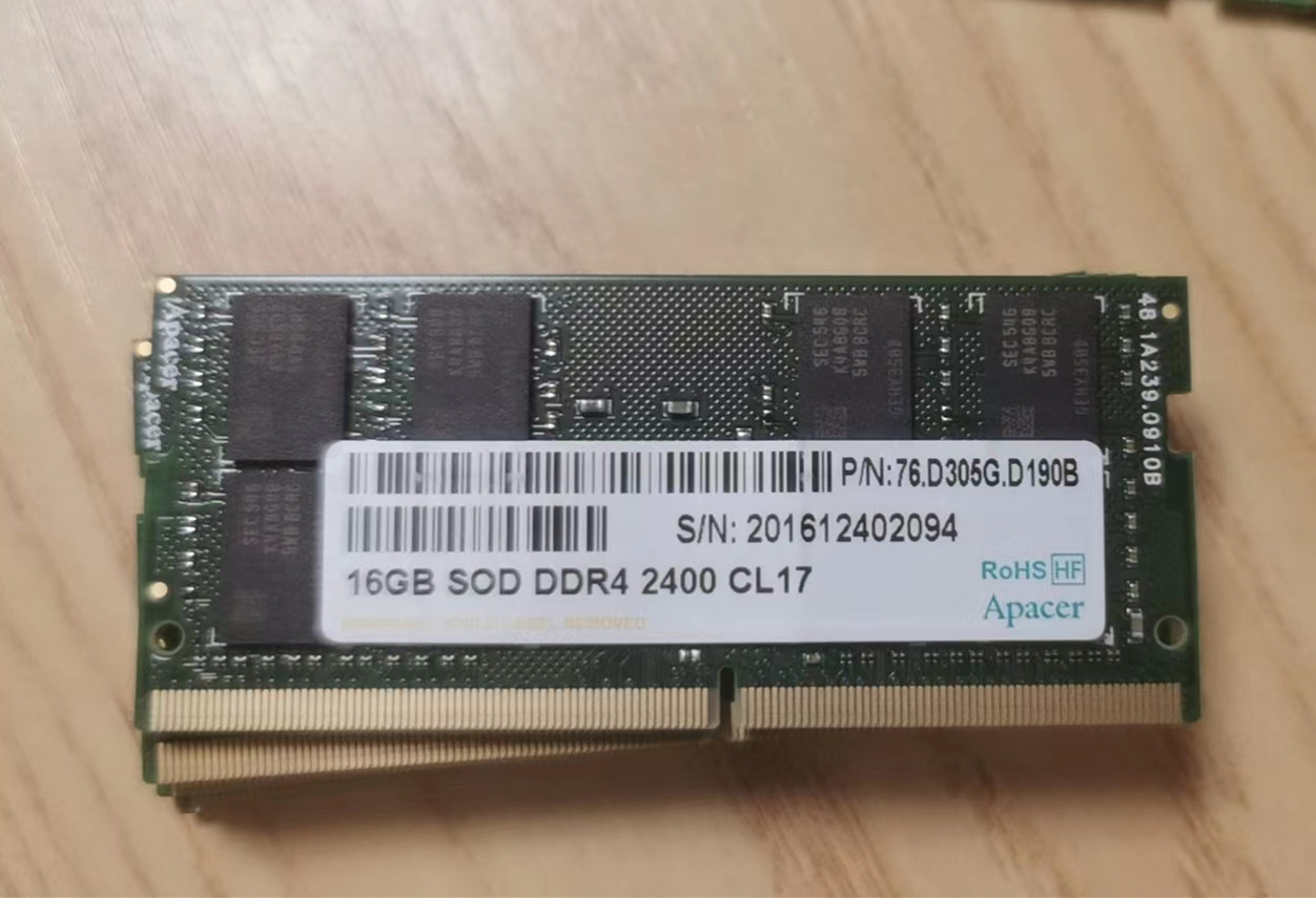 Apacer宇瞻16G DDR4 2400 DDR4笔记本内存惠普联想华硕东芝用条