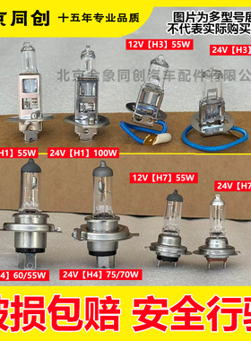 福田汽货车原厂奥铃CTS欧马可S1 S3汽车灯朗前大灯远光近光雾灯泡