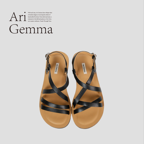 Ari Gemma｜橄榄树·不对称设计感平底度假夏季新款凉鞋外穿