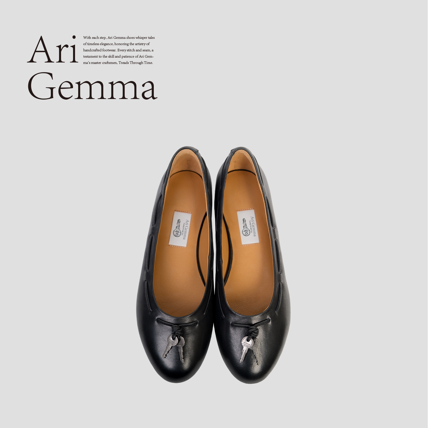 Ari Gemma｜密码系列&middot;钥匙吊坠浅口气质瓢鞋新款平底芭蕾舞鞋