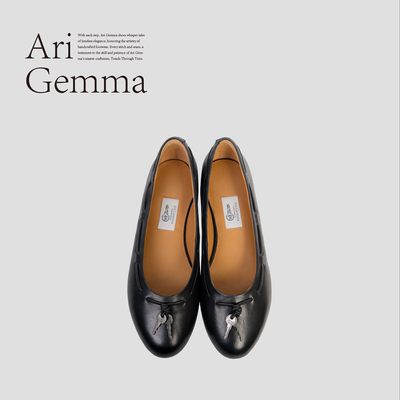 Ari Gemma｜密码系列·钥匙吊坠浅口气质瓢鞋新款平底芭蕾舞鞋