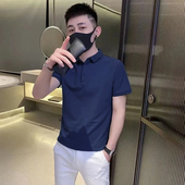 带领潮流男装 潮流衣服男2026夏季 t恤宽松休闲polo衫 短袖 上衣 男士