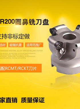 TR200 R5 R6圆鼻铣刀盘D50 63 80 100 125 160 200 250可非标定做